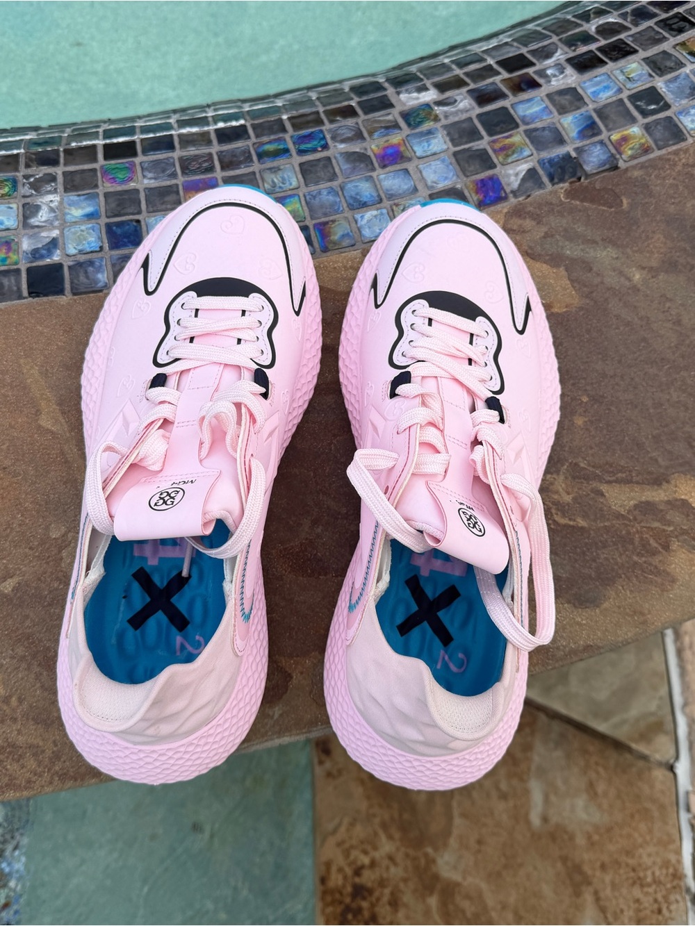 Womens G/FORE Pink Athletic Sneakers - Lightweight Casual Shoes